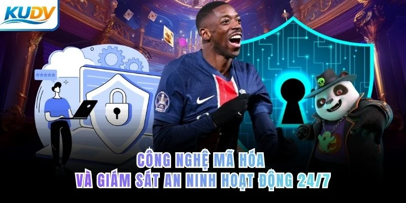 Công nghệ mã hóa và giám sát an ninh hoạt động 24/7