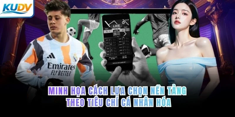 Minh họa cách lựa chọn nền tảng theo tiêu chí cá nhân hóa