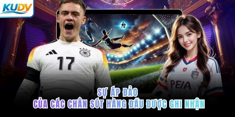 Sự áp đảo của các chân sút hàng đầu được ghi nhận 